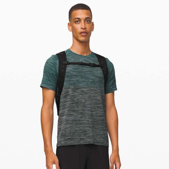 Lululemon Men's Metal Vent Tech Short Sleeve 2.0 - Green/Black - Picture 1 of 8